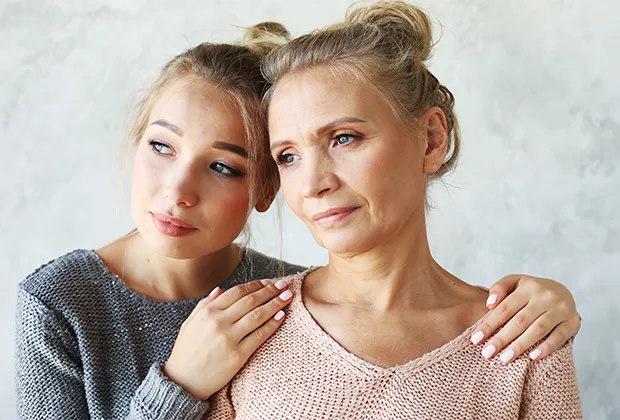 Can a biopsy detect endometrial cancer in my sister, who is 45?