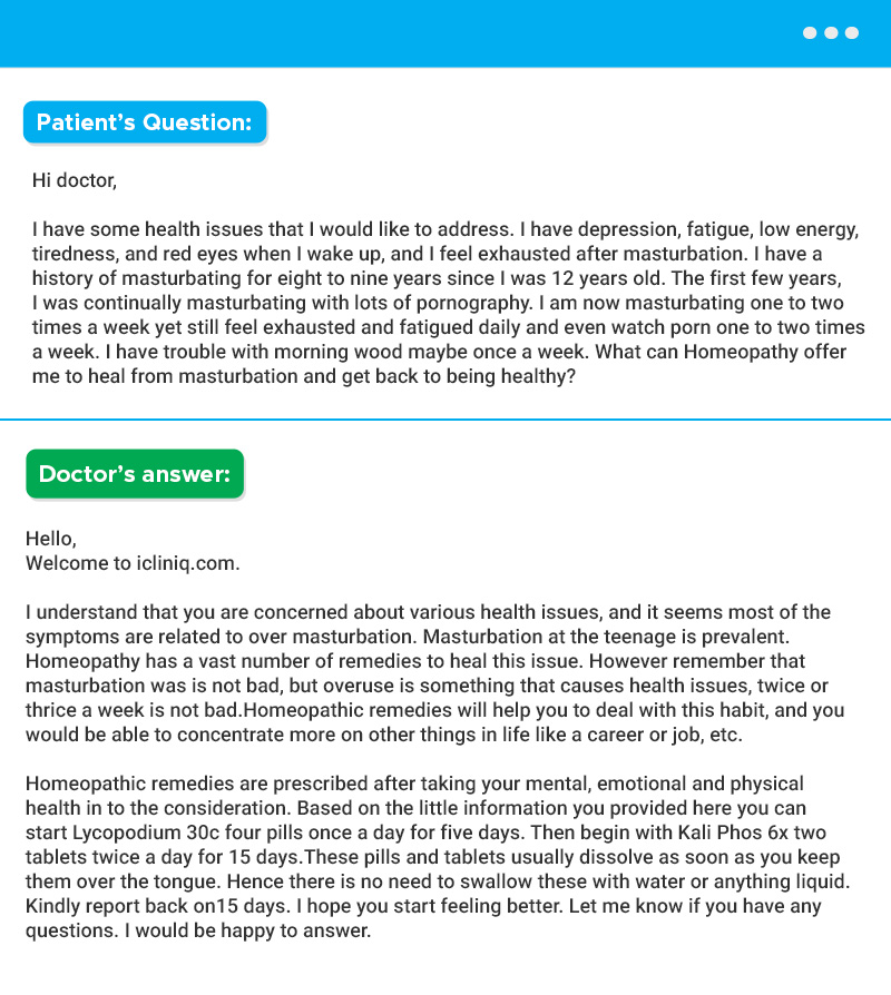 Sample iCliniq Query & Answer